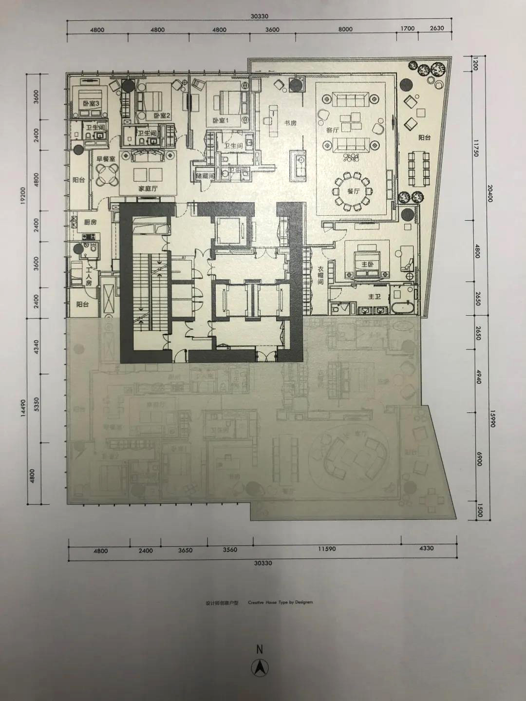 深圳湾1号,高区奇数层，A户型介绍及户型图（21-49层）