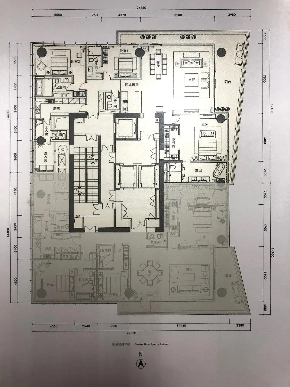 深圳湾1号,高区偶数层，A户型介绍及户型图（21-34层）