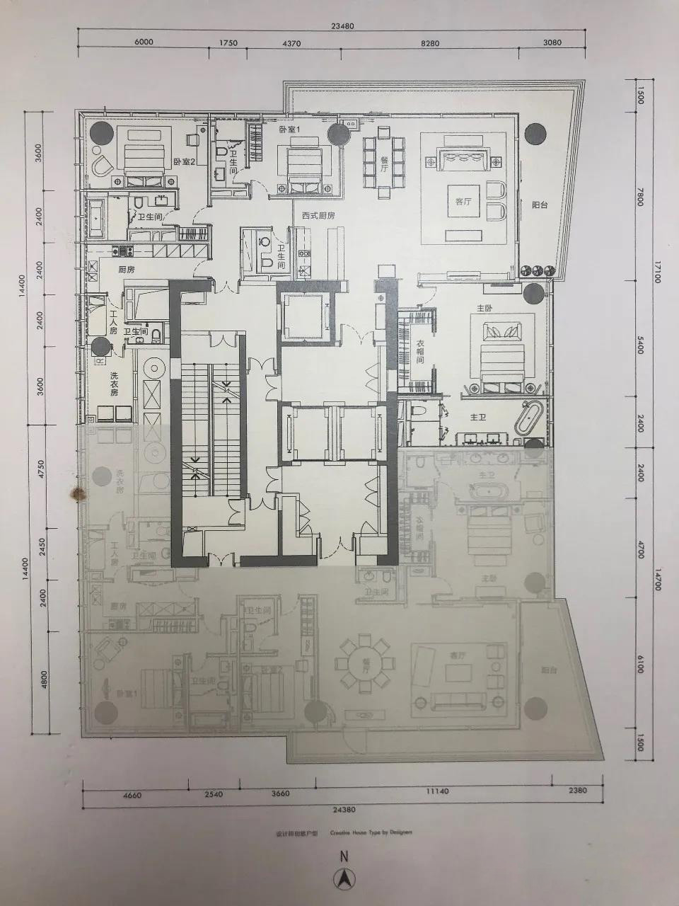 深圳湾1号,高区奇数层，A户型介绍及户型图（21-34层）