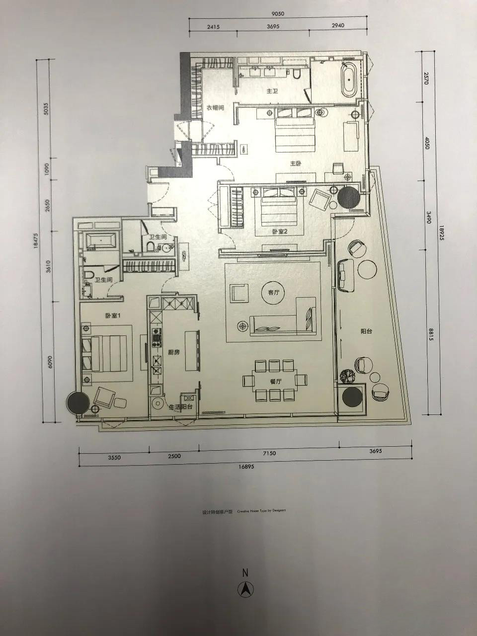 深圳湾1号,低区偶数层，B户型介绍及户型图（6-18层）