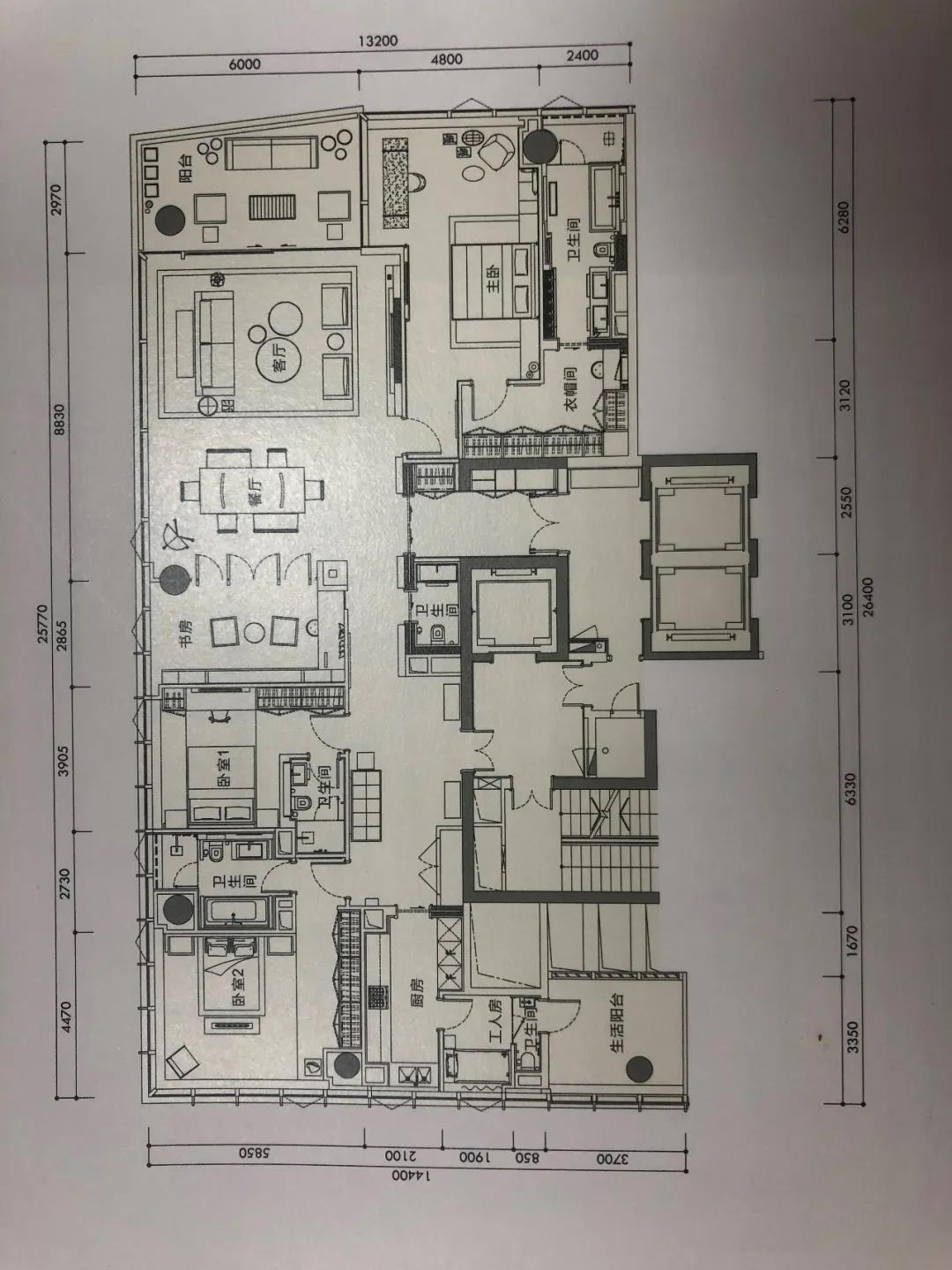 深圳湾1号,高区偶数层，A户型介绍及户型图（20-28层）