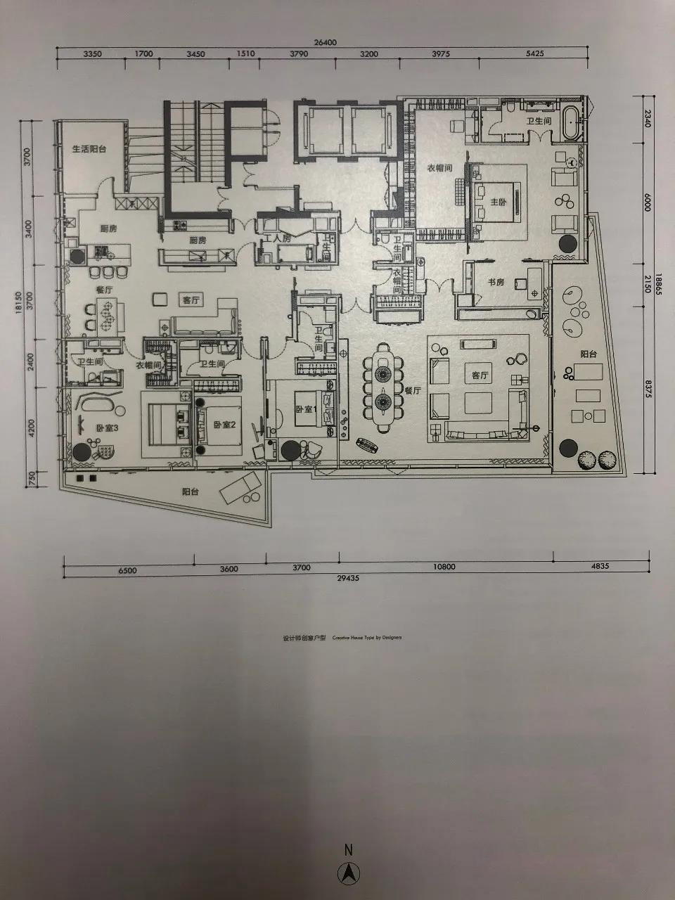 深圳湾1号,高区偶数层，A户型介绍及户型图（20-28层）